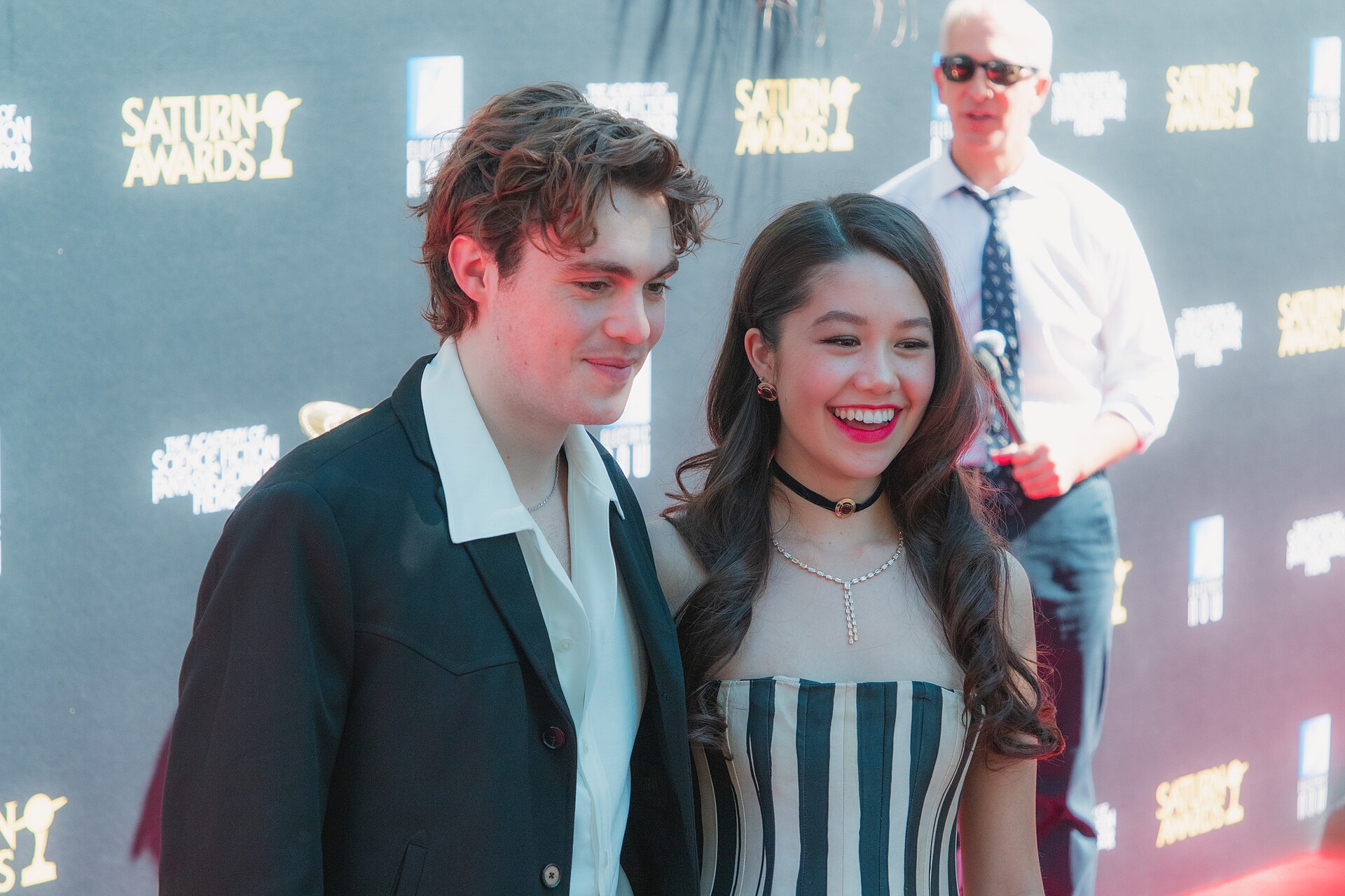 Jack Champion & Trinity Jo-Li Bliss at the 53rd Saturn Awards