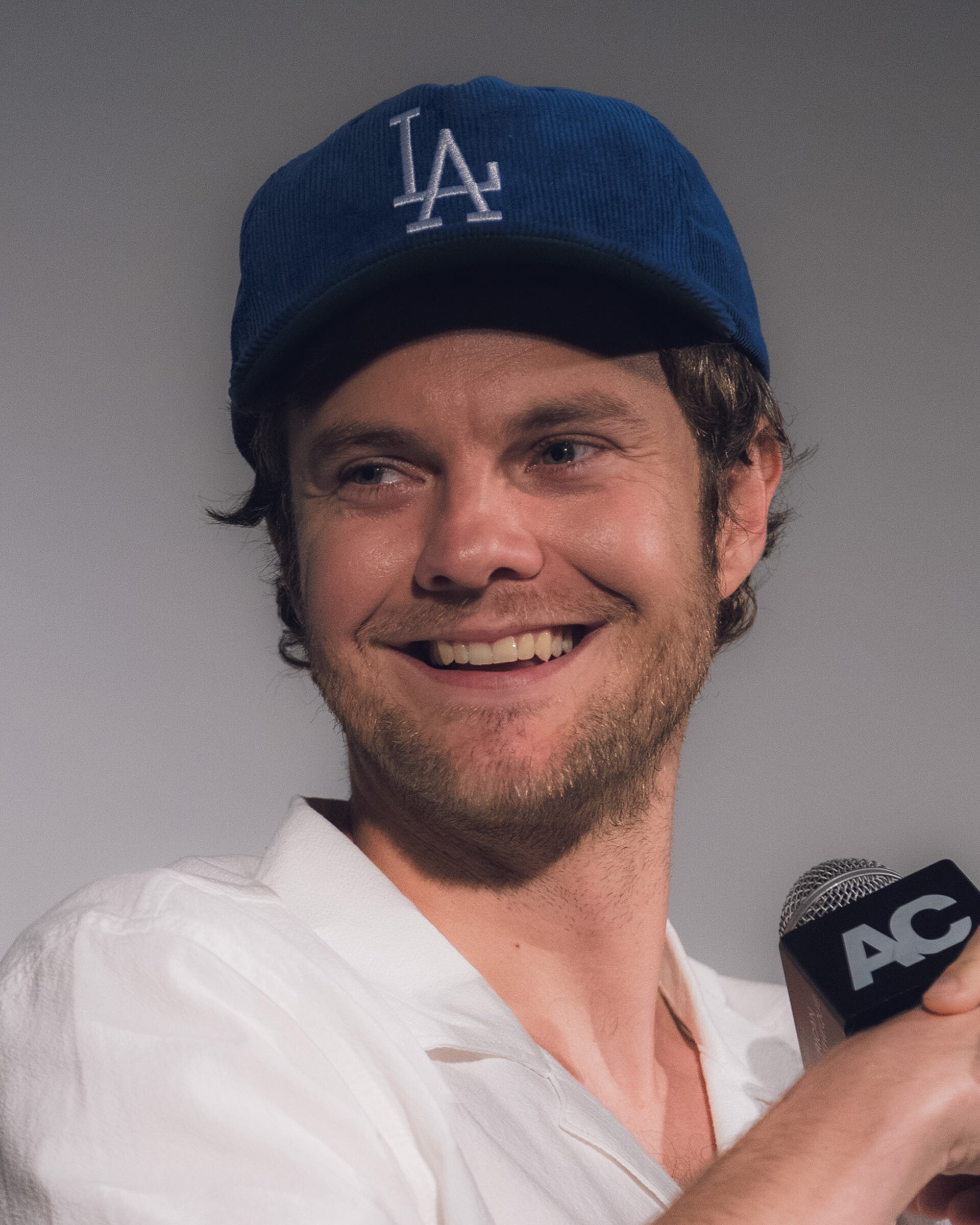 Jack Quaid at a Q&A in Santa Monica, California.