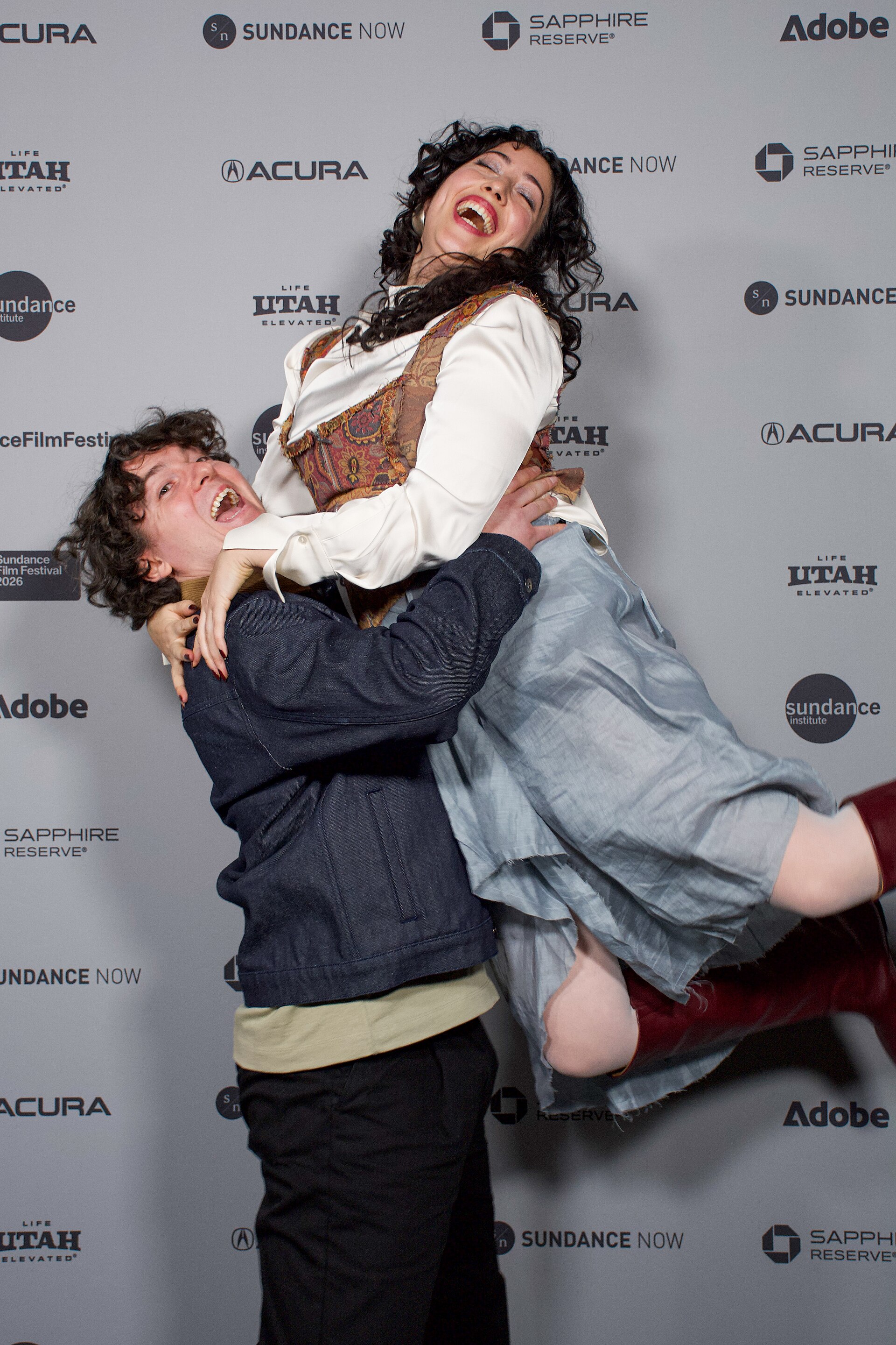 Jack Weisman and Gabriela Osio Vanden , Directors, at the 2026 2026 Sundance Film Festival for the movie Nuisance Bear .