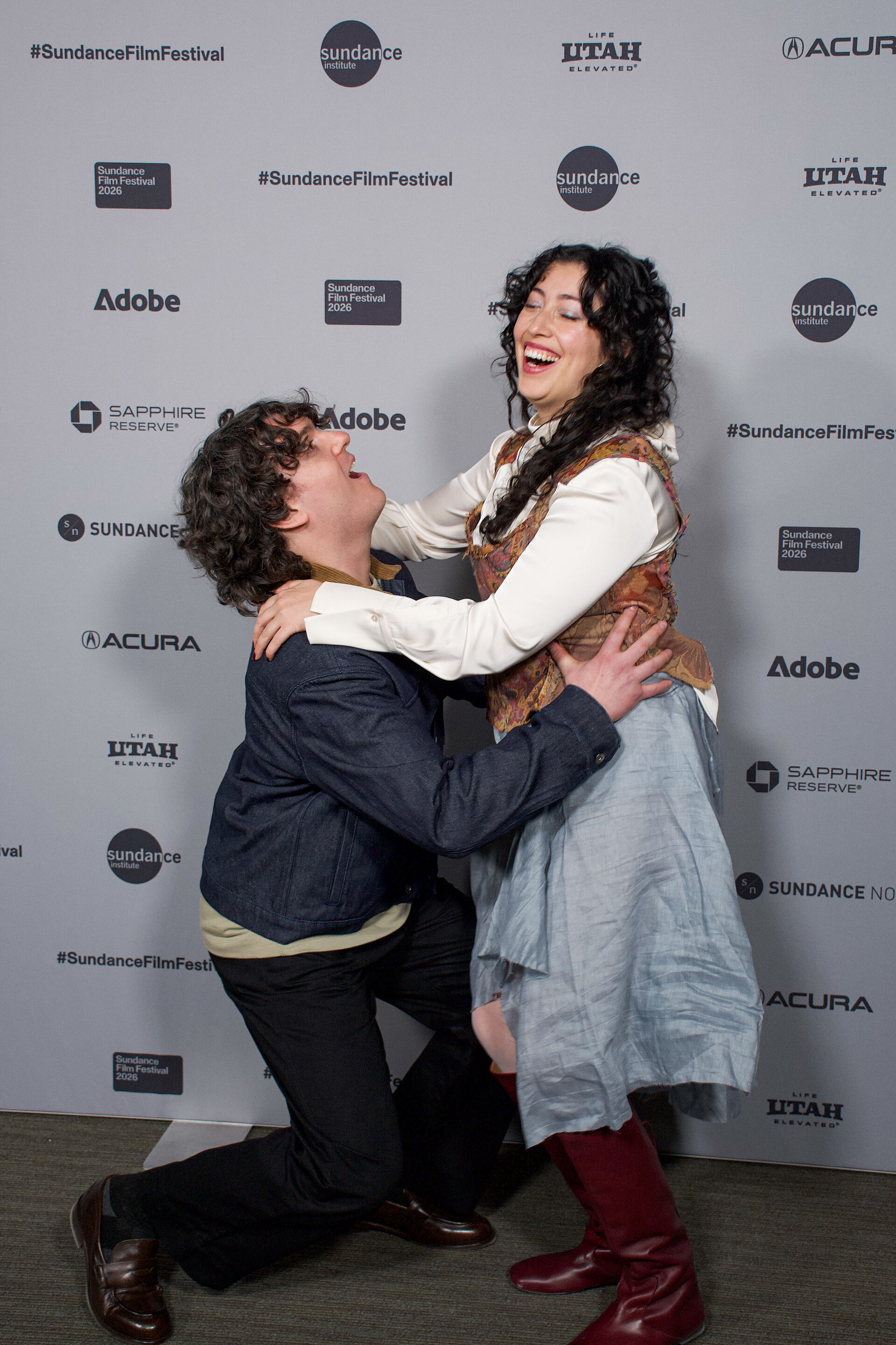 Jack Weisman and Gabriela Osio Vanden , Directors, at the 2026 2026 Sundance Film Festival for the movie Nuisance Bear .