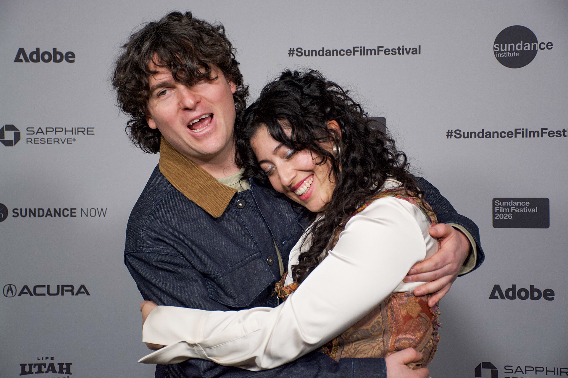 Jack Weisman and Gabriela Osio Vanden , Directors, at the 2026 2026 Sundance Film Festival for the movie Nuisance Bear .