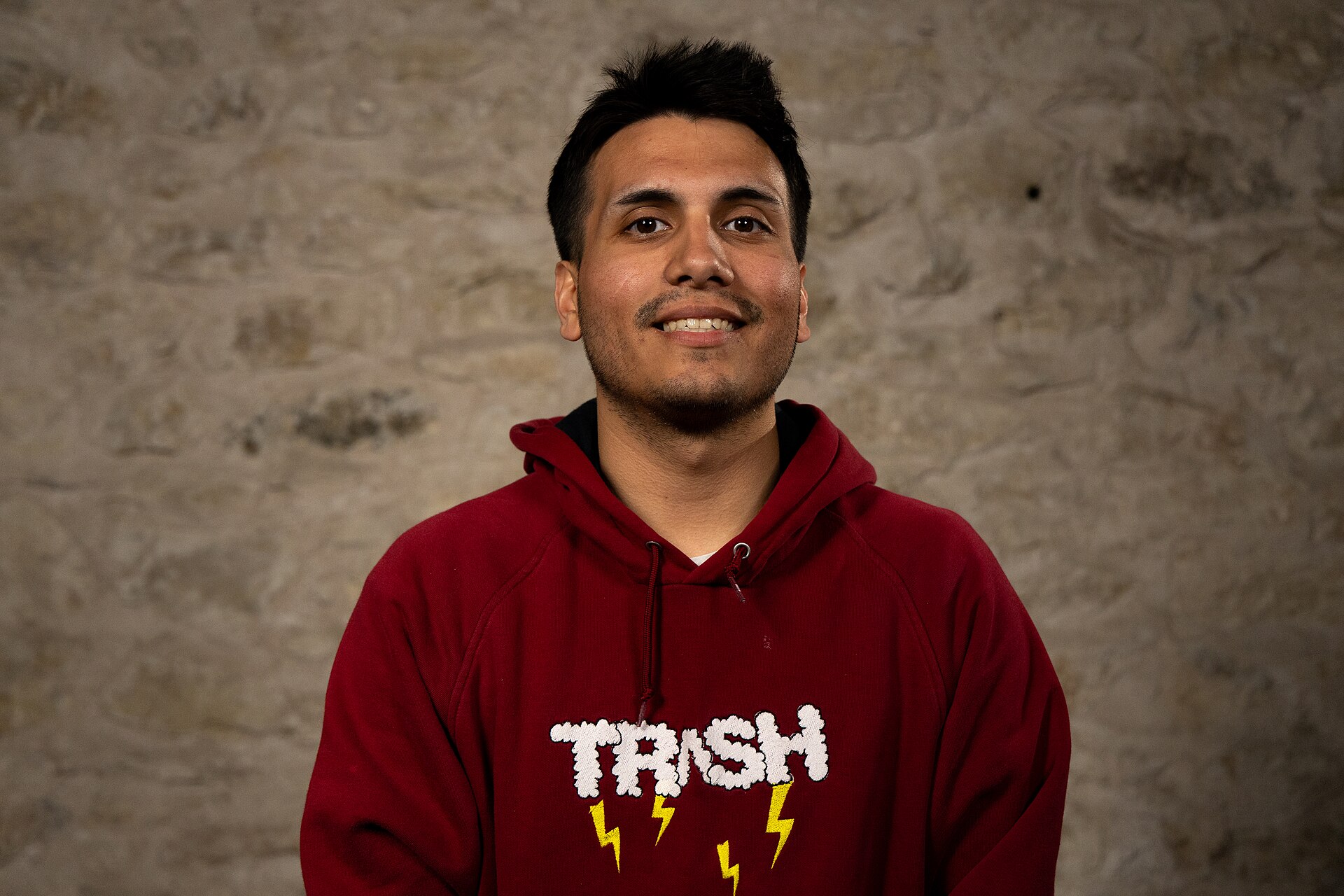 Jacob Rodriguez, Ceo, at the WikiPortraits studio at the 2025 SXSW Festival.