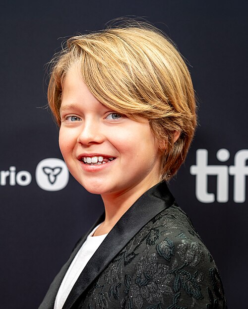 Jacobi Jupe at the premiere of Hamnet at the Toronto International Film Festival in 2025