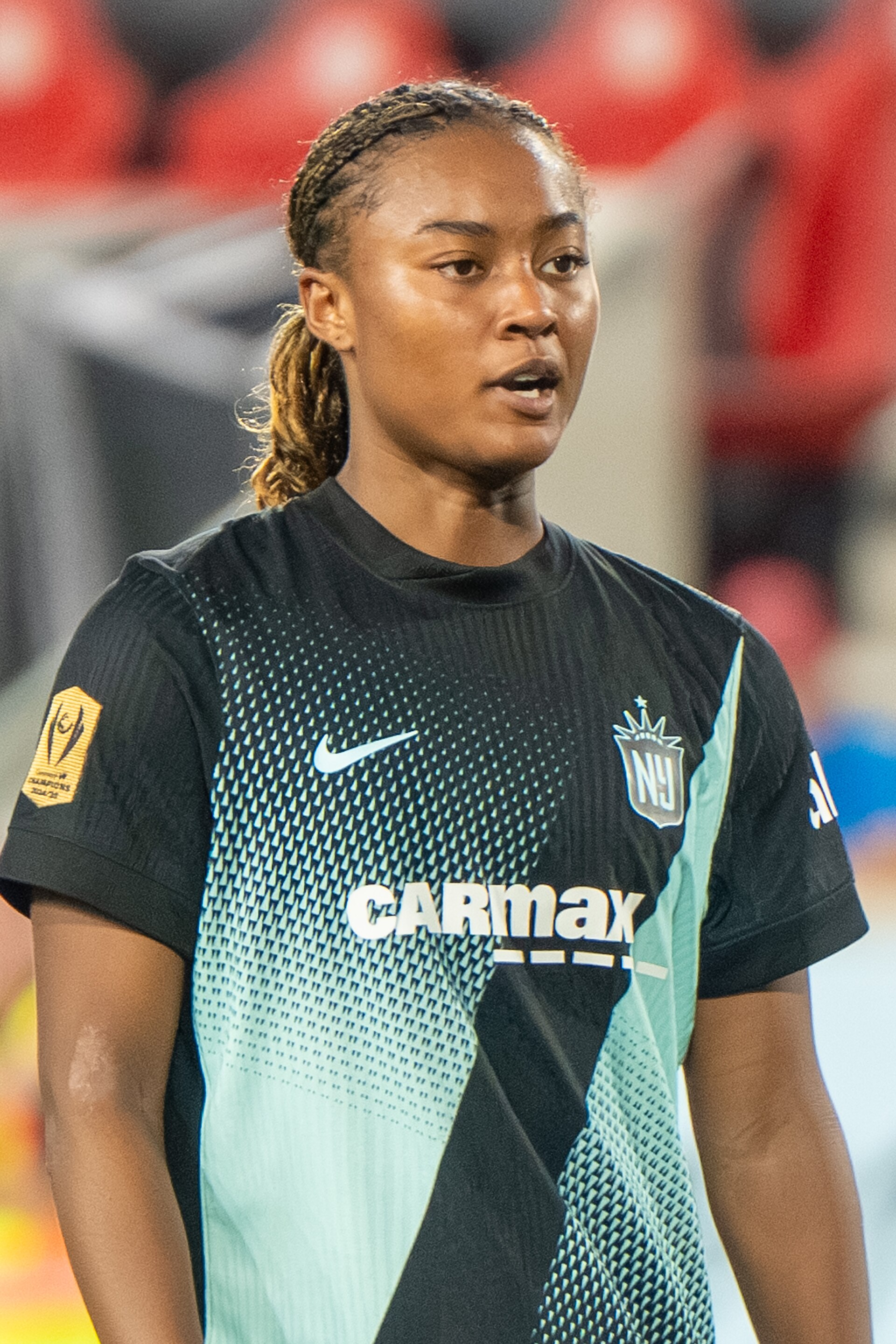 Jaedyn Shaw during Gotham FC vs Portland Thorns FC on 26 Sep 2025