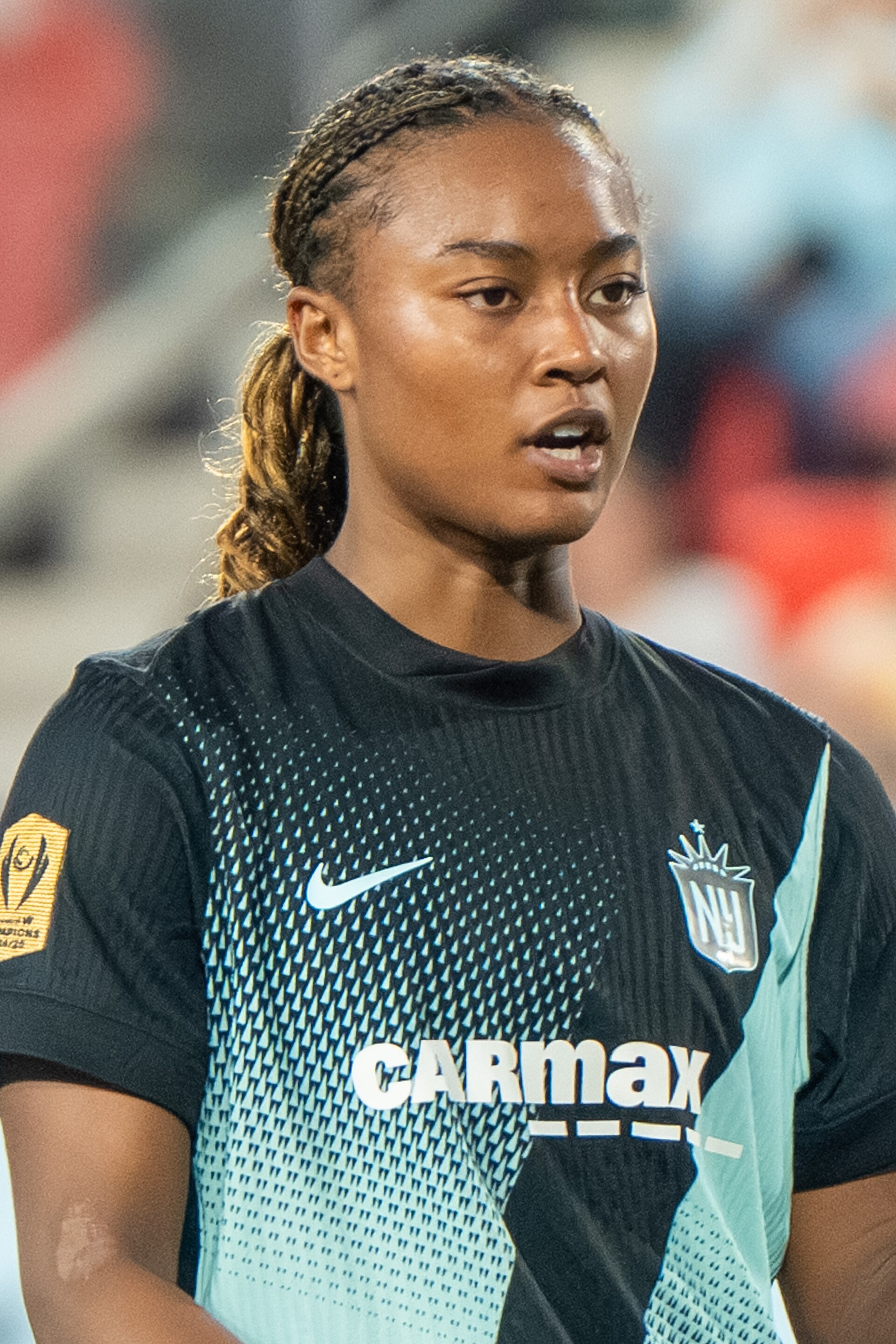 Jaedyn Shaw during Gotham FC vs Portland Thorns FC on 26 Sep 2025