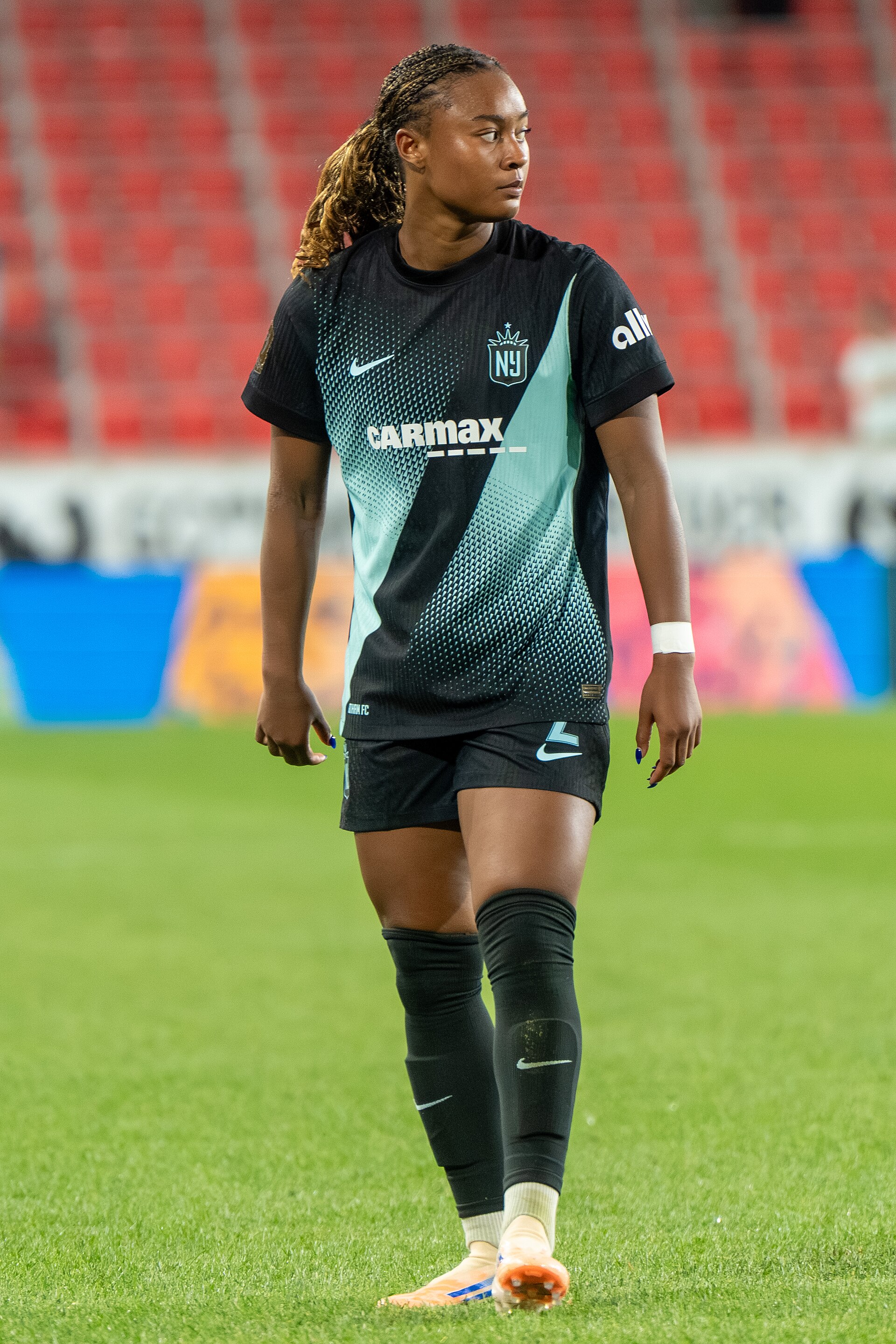 Jaedyn Shaw during Gotham FC vs Portland Thorns FC on 26 Sep 2025