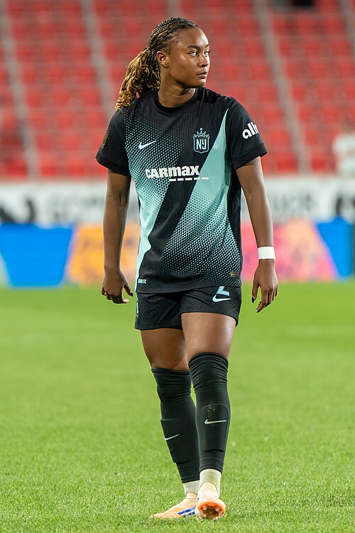Jaedyn Shaw during Gotham FC vs Portland Thorns FC on 26 Sep 2025