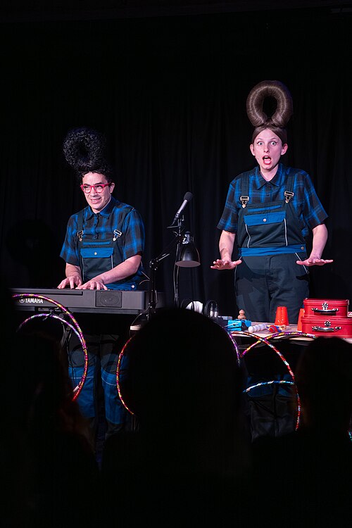 Jake Brasch and Nadja Milena with Hole! at the 2025 Edinburgh Festival Fringe