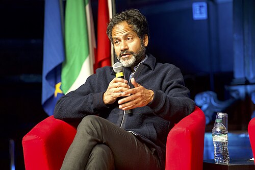 Jameel Jaffer, Executive Director of the Knight First Amendment Institute at Columbia University, at the International Journalism Festival 2024 in Perugia, Italy speaking on a panel called “Impact of leak prosecutions on the free press”