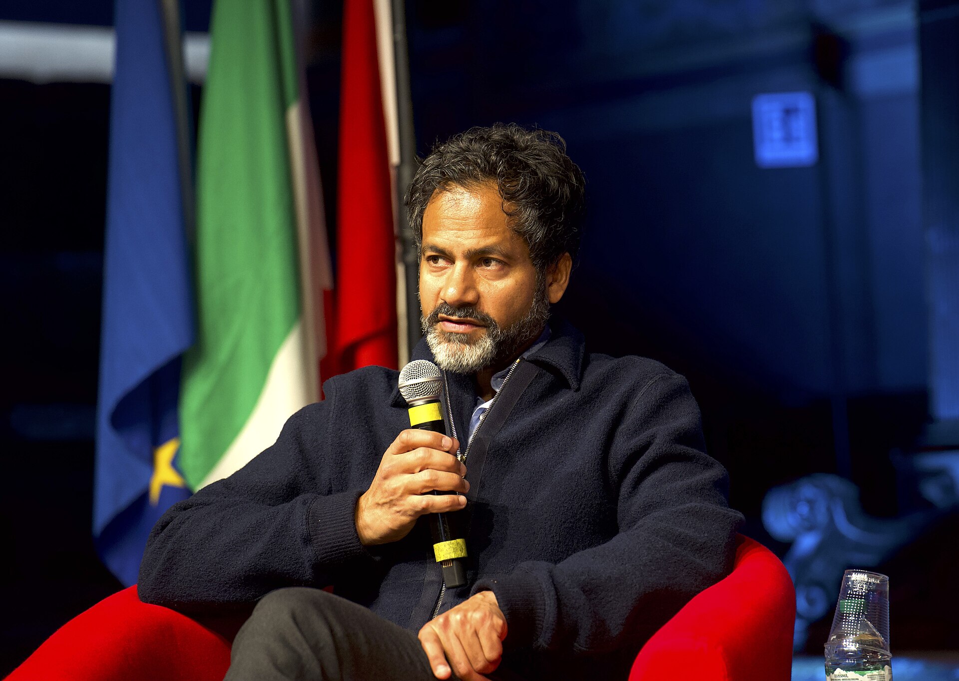 Jameel Jaffer, Executive Director of the Knight First Amendment Institute at Columbia University, at the International Journalism Festival 2024 in Perugia, Italy speaking on a panel called “Impact of leak prosecutions on the free press”
