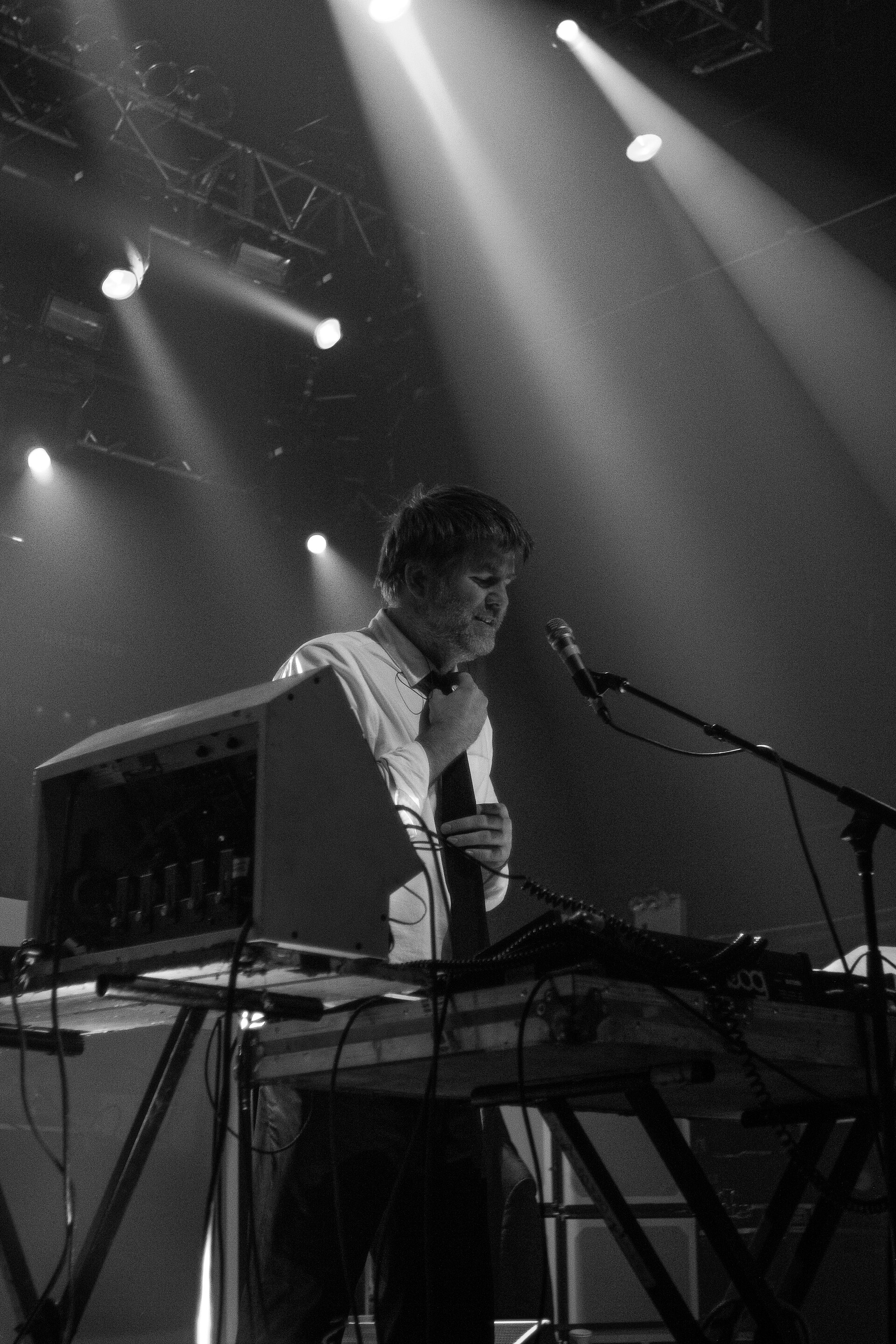 James Murphy of LCD Soundsystem at one of the band's then-final shows at Terminal 5