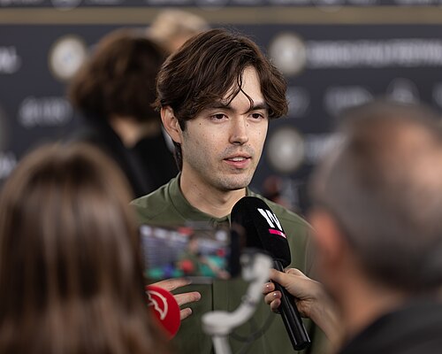 James Sweeney on the Green Carpet at the 2025 Zurich Film Festival.