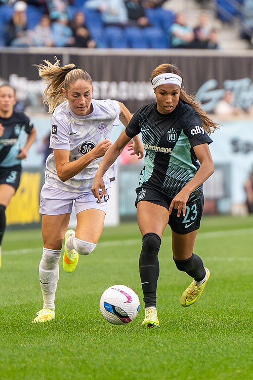 Janine Sonis Midge Purce during Gotham FC vs Racing Louisville on Oct 19, 2025