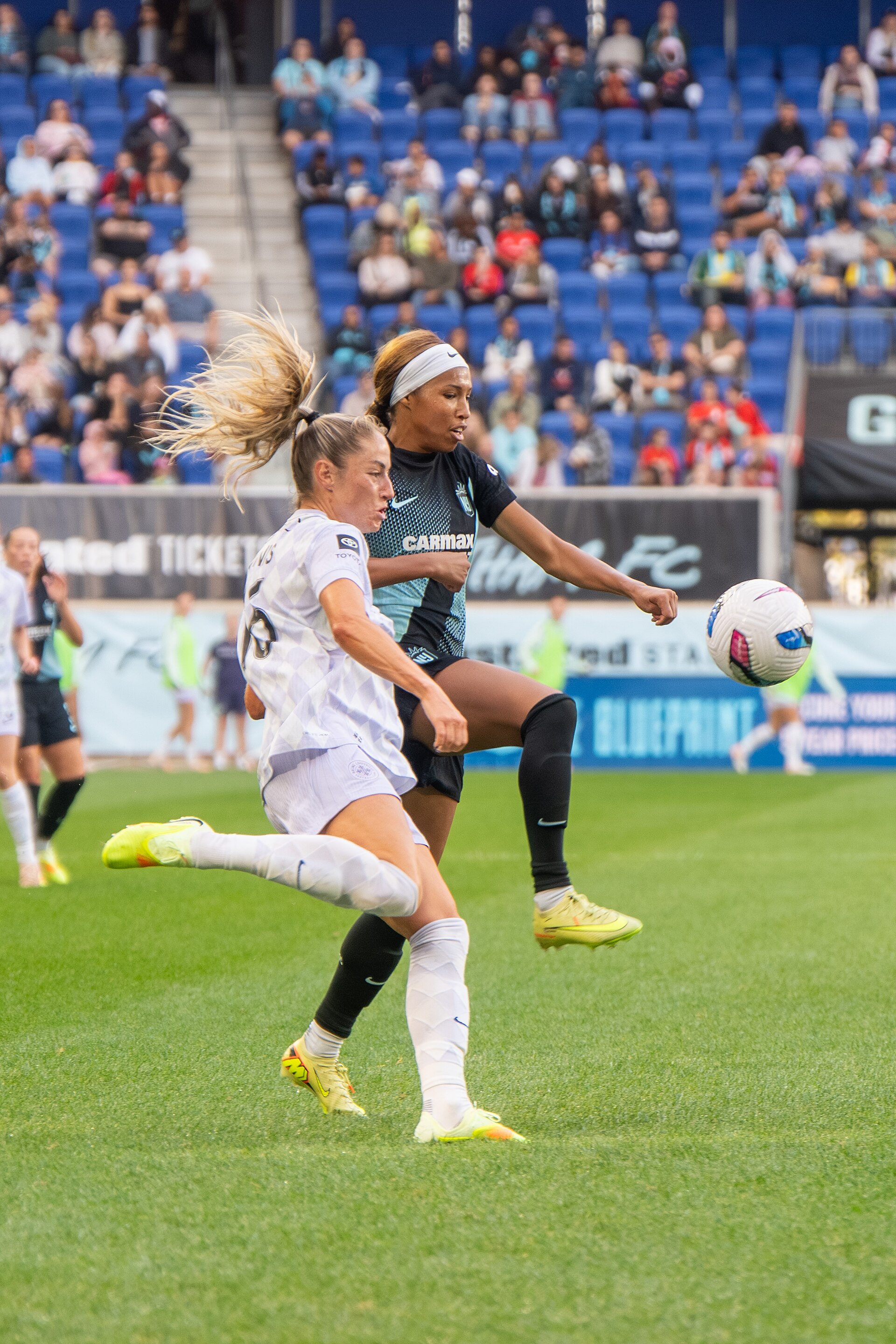 Janine Sonis Midge Purce during Gotham FC vs Racing Louisville on Oct 19, 2025