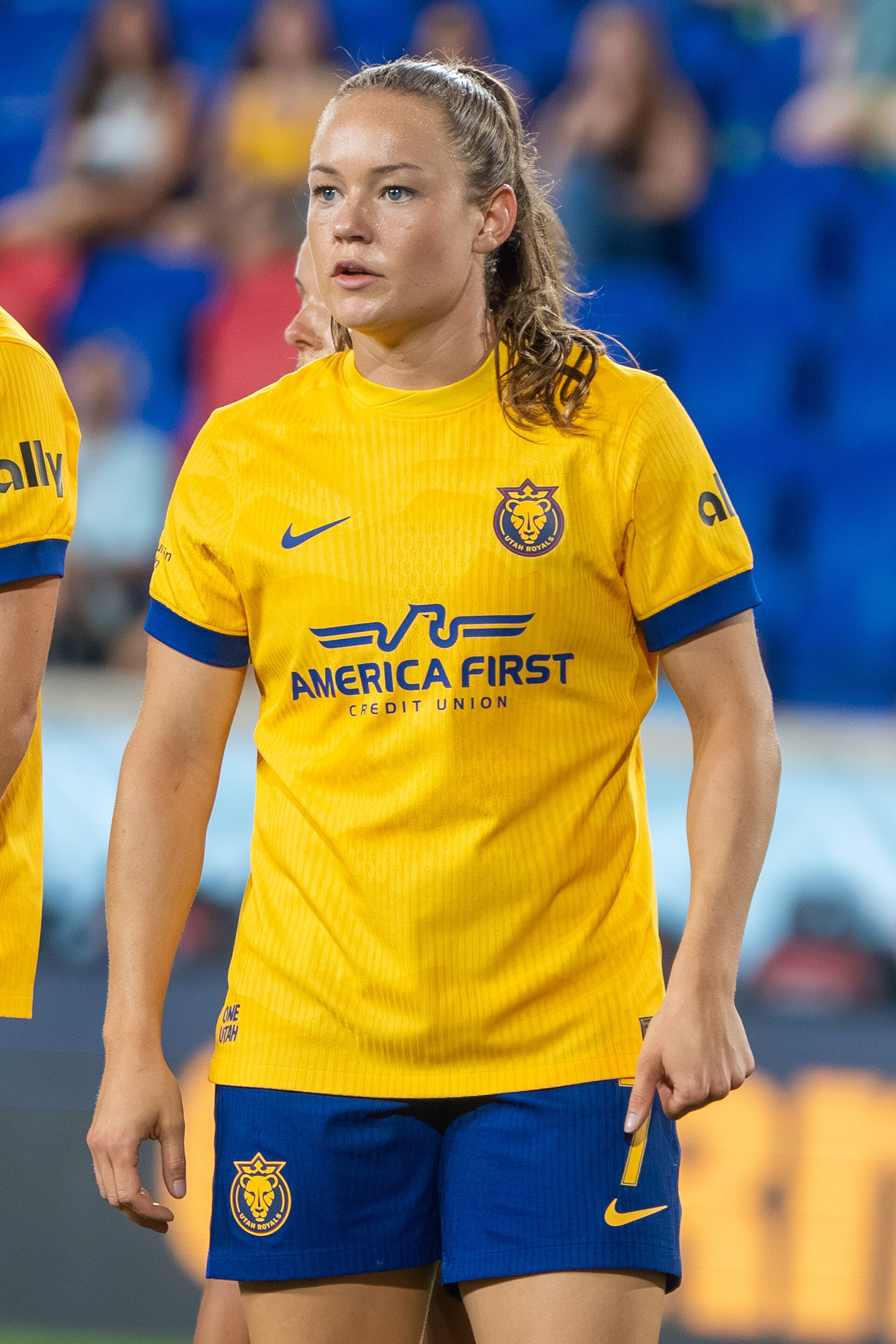 Janni Thomsen during Gotham FC vs Utah Royals on 23 Aug 2025