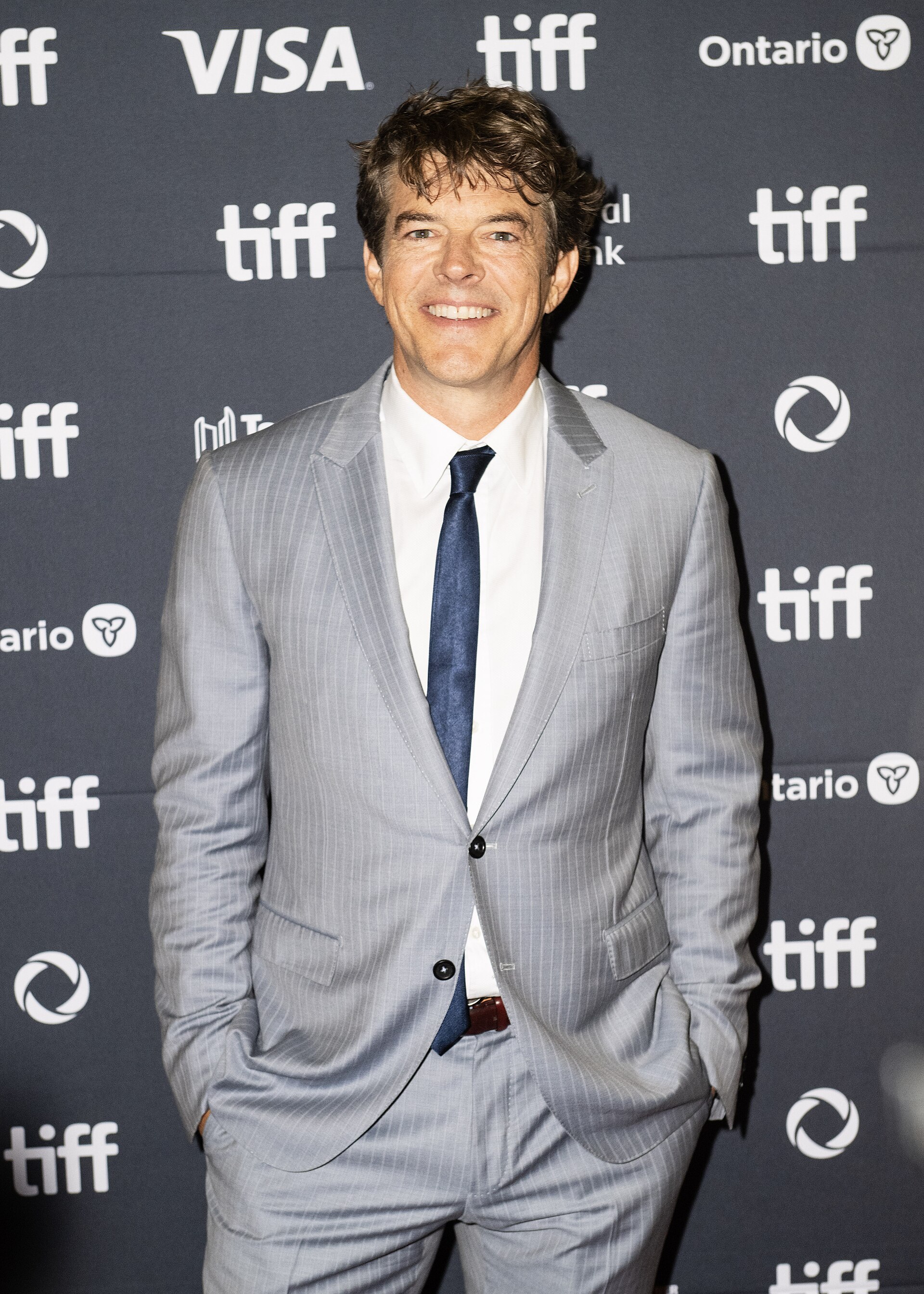 Jason Blum on the red carpet for the movie "The Lost Bus" at the 2025 Toronto International Film Festival