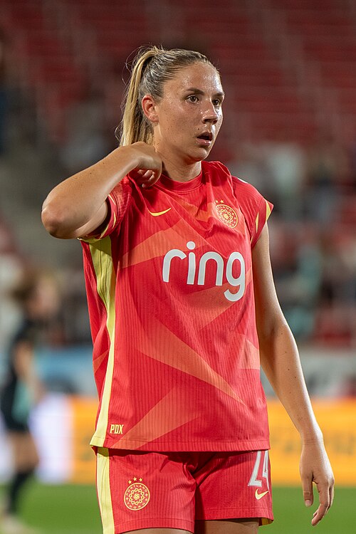 Jayden Perry during Gotham FC vs Portland Thorns FC on 26 Sep 2025