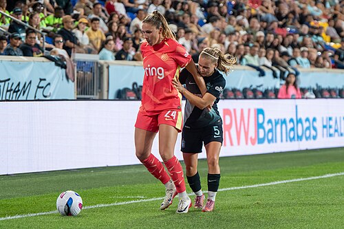 Jayden Perry during Gotham FC vs Portland Thorns FC on 26 Sep 2025