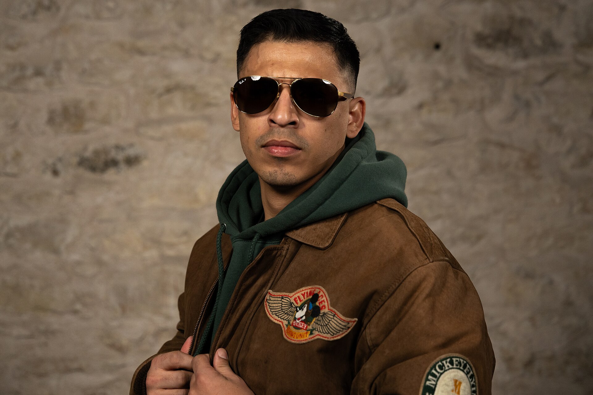 Jayy Garcia, Supply Chain manager, at the WikiPortraits studio at the 2025 SXSW Festival.