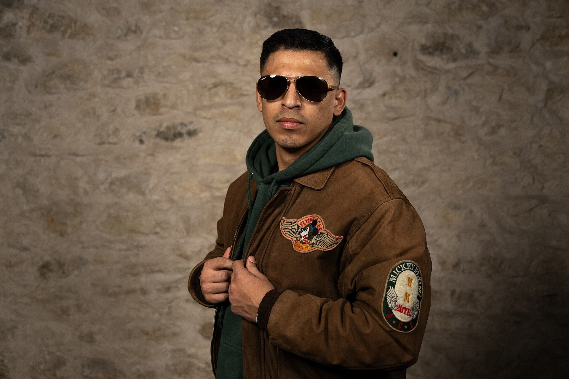 Jayy Garcia, Supply Chain manager, at the WikiPortraits studio at the 2025 SXSW Festival.