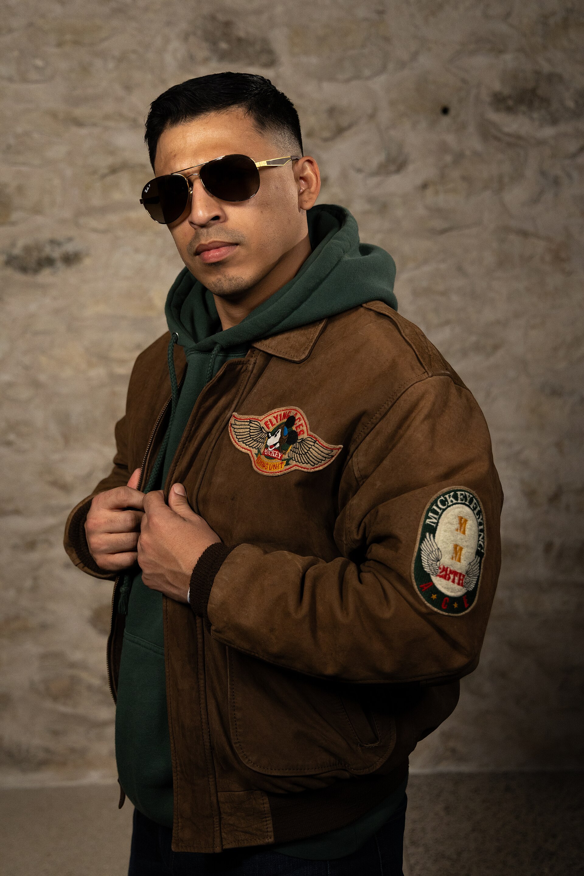 Jayy Garcia, Supply Chain manager, at the WikiPortraits studio at the 2025 SXSW Festival.