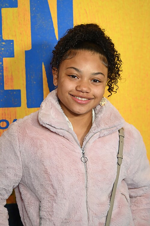 Jazlyn Guerra at the first anniversary celebration for "Hell's Kitchen" on Broadway, April 2025