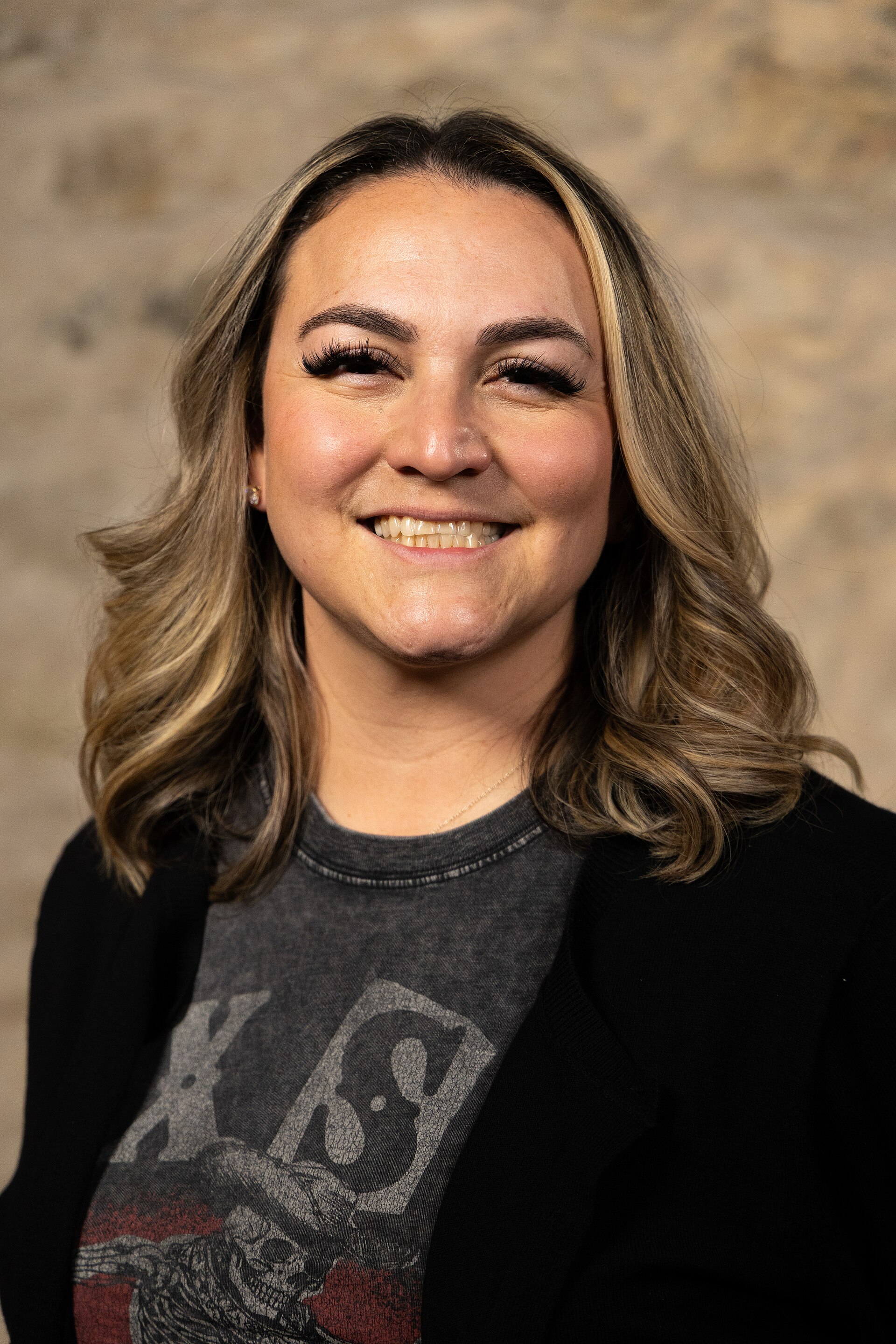Jeannette Hernandez, Founder, at the WikiPortraits studio at the 2025 SXSW Festival.