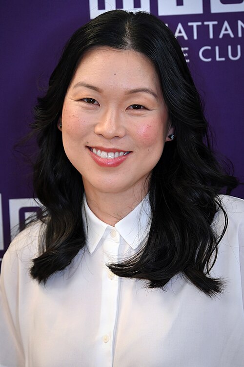 Jeena Yi at a press event for "The Balusters" in Manhattan Theatre Club studios, 2/26/26