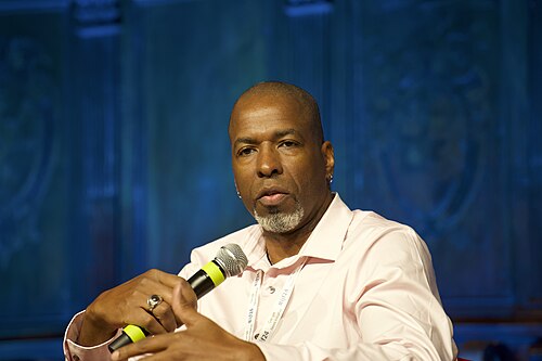 Jeffrey Sterling, a former CIA who served two and a half years in prison after being convicted of violating the Espionage Act, at the International Journalism Festival 2024 in Perugia, Italy, speaking on a panel called “Impact of leak prosecutions on the free press”