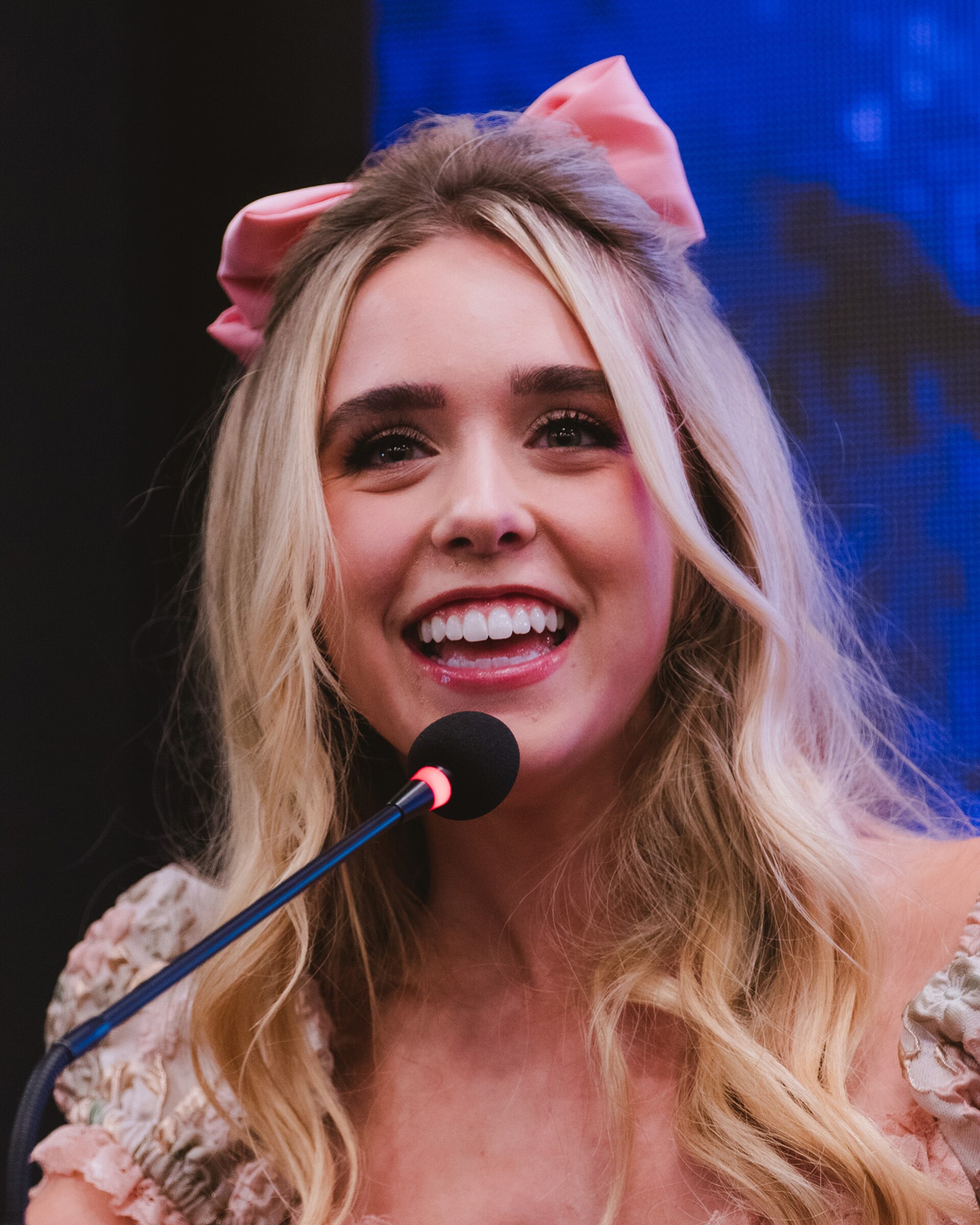 Jenna Davis speaking at Creep I.E. Con Aftermath 2025