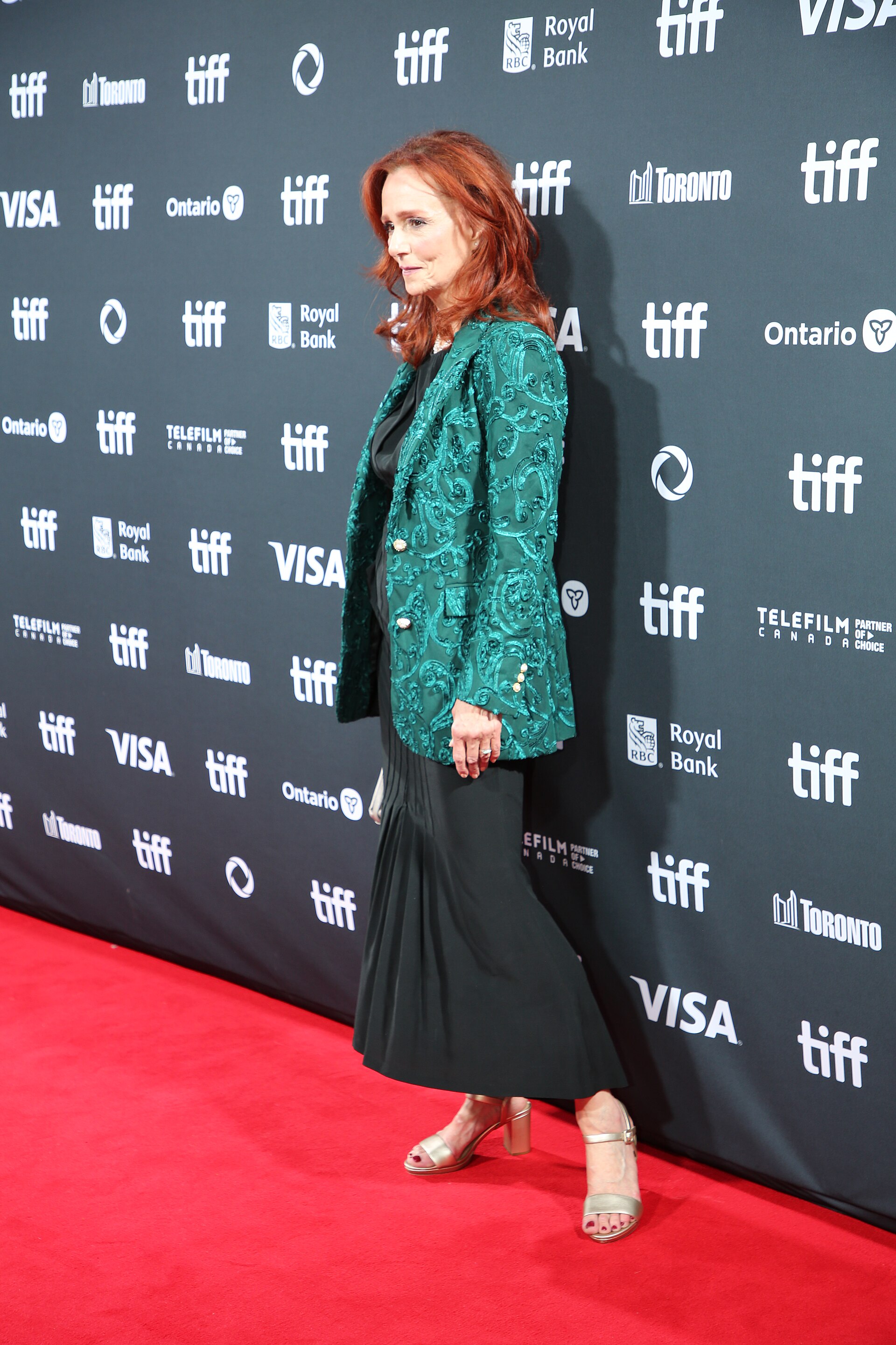 Jennifer Dale, actor, at the 2024 Toronto International Film Festival (TIFF) for the movie The Shrouds.