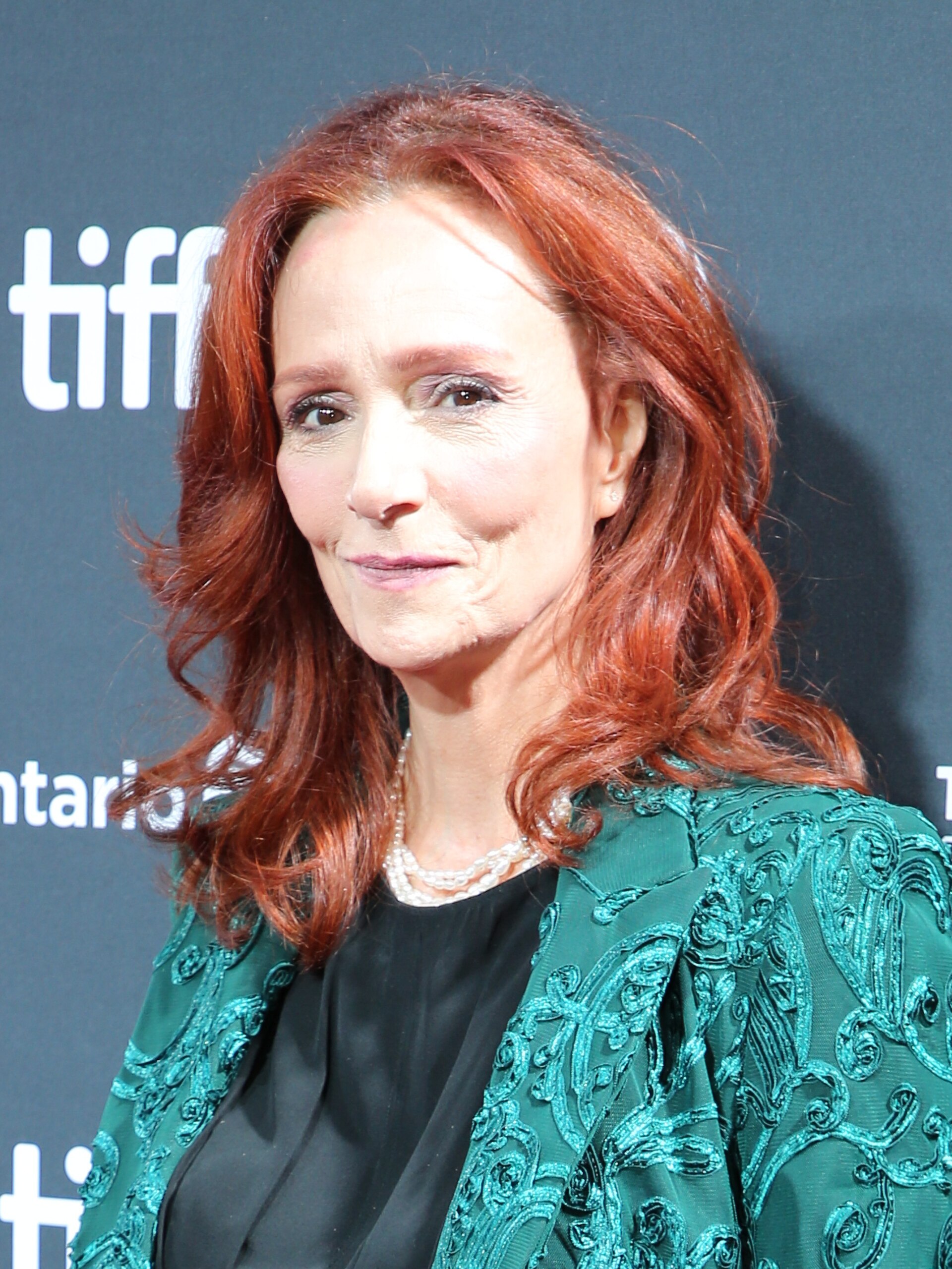 Jennifer Dale, actor, at the 2024 Toronto International Film Festival (TIFF) for the movie The Shrouds.