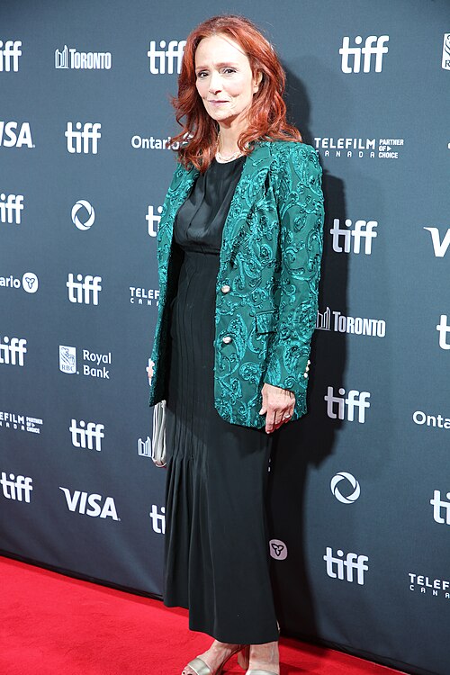 Jennifer Dale, actor, at the 2024 Toronto International Film Festival (TIFF) for the movie The Shrouds.