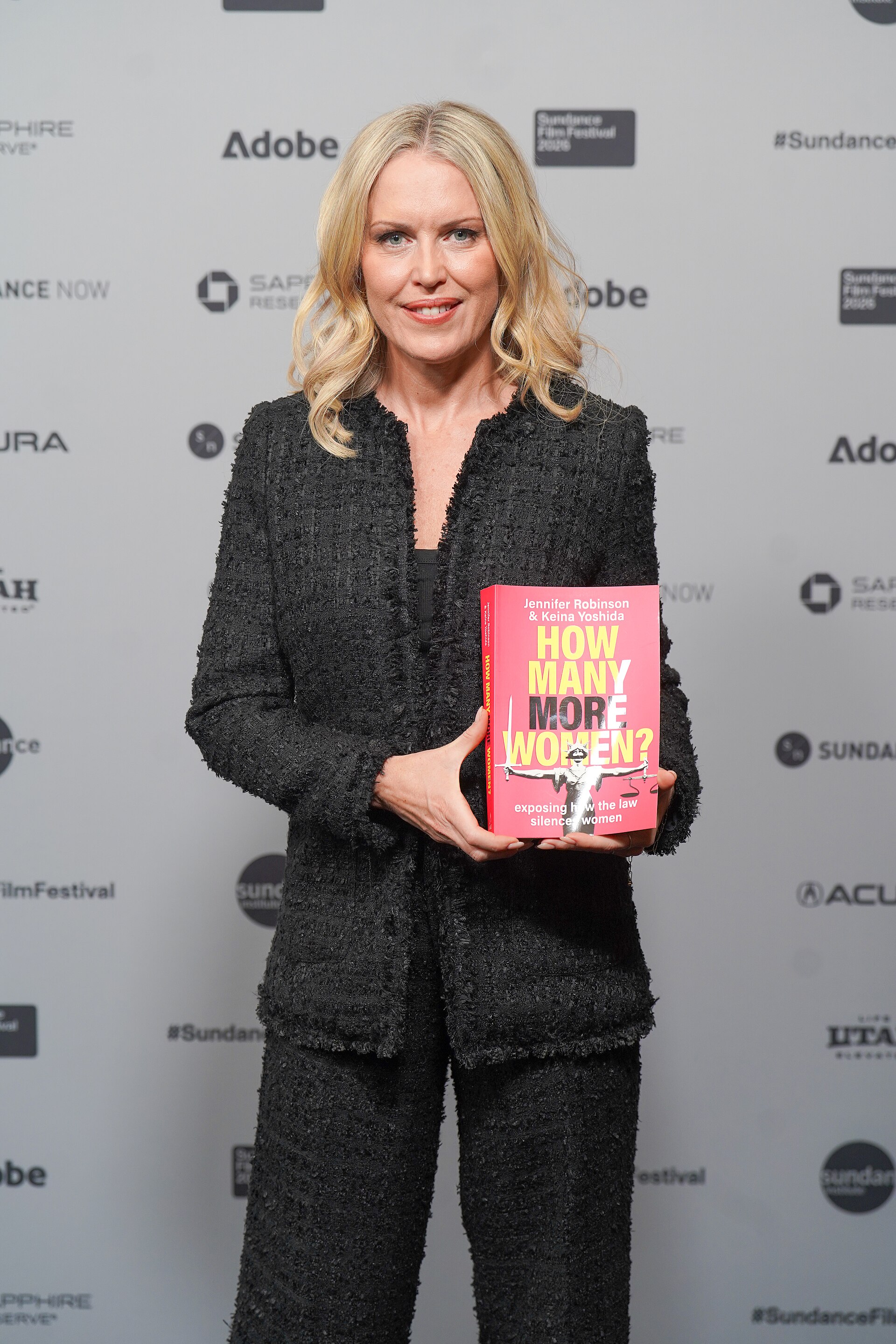 Jennifer Robinson, author of How Many More Women, at the 2026 Sundance Film Festival
