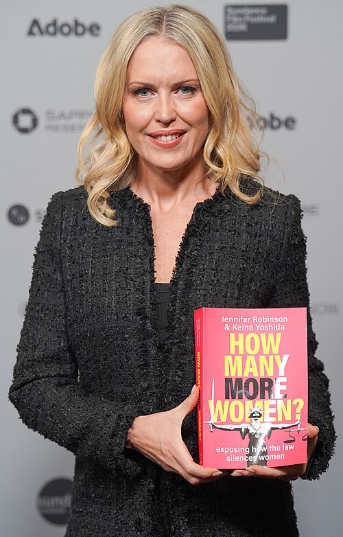 Jennifer Robinson, author of How Many More Women, at the 2026 Sundance Film Festival
