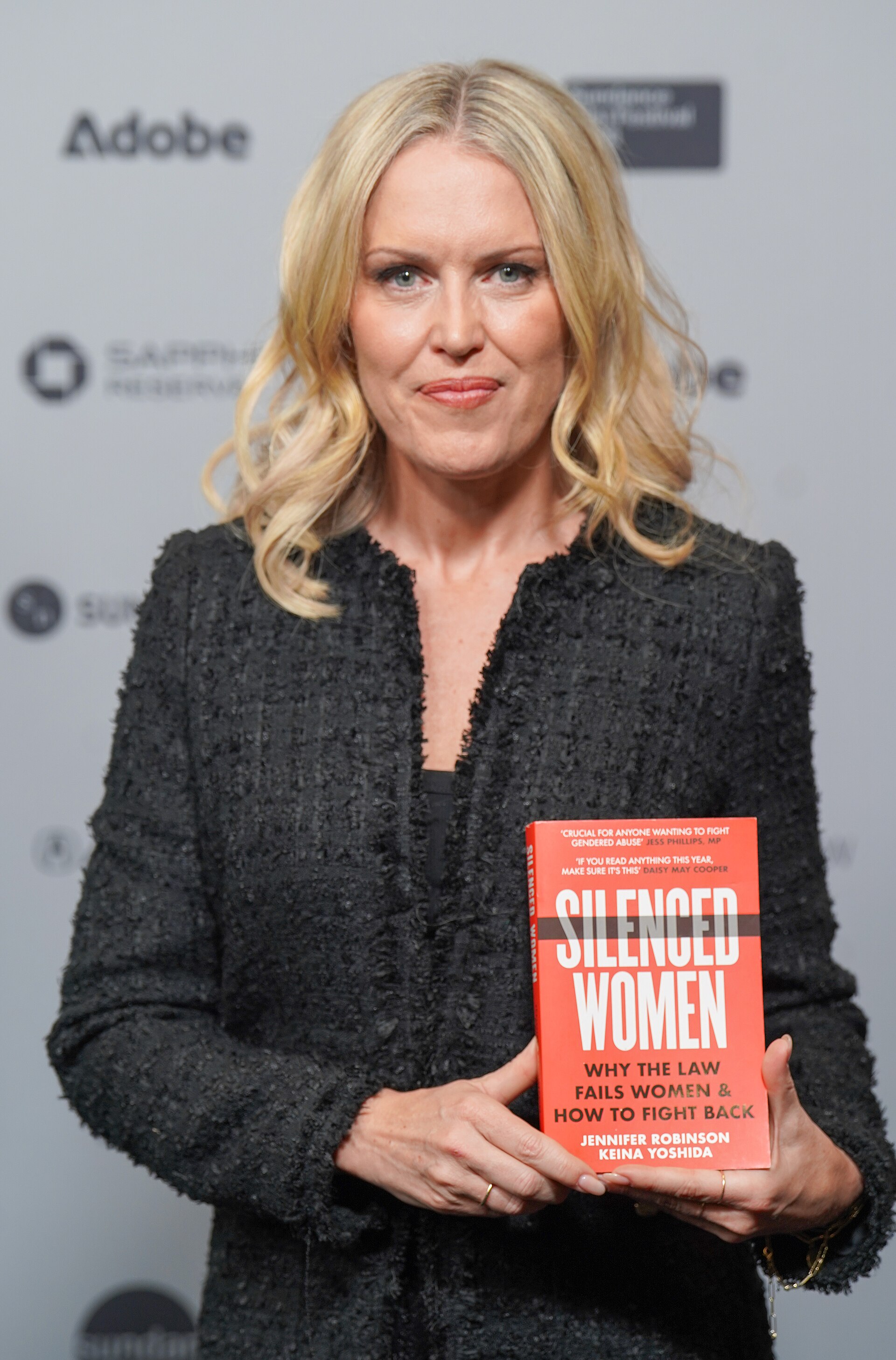 Jennifer Robinson, author of Silenced Women, at the 2026 Sundance Film Festival