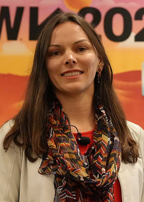 Jennifer Stave, Digital Data Design Institute At Harvard Business School, panel at SXSW 2025 in Austin, Texas. Our AI-Driven World: A Utopian Dream or Dystopian Nightmare?.