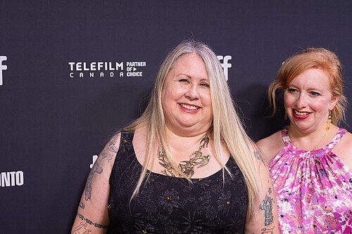 Jennifer Stroud, costume designer, at the 2025 Toronto International Film Festival (TIFF) for the movie Adulthood.