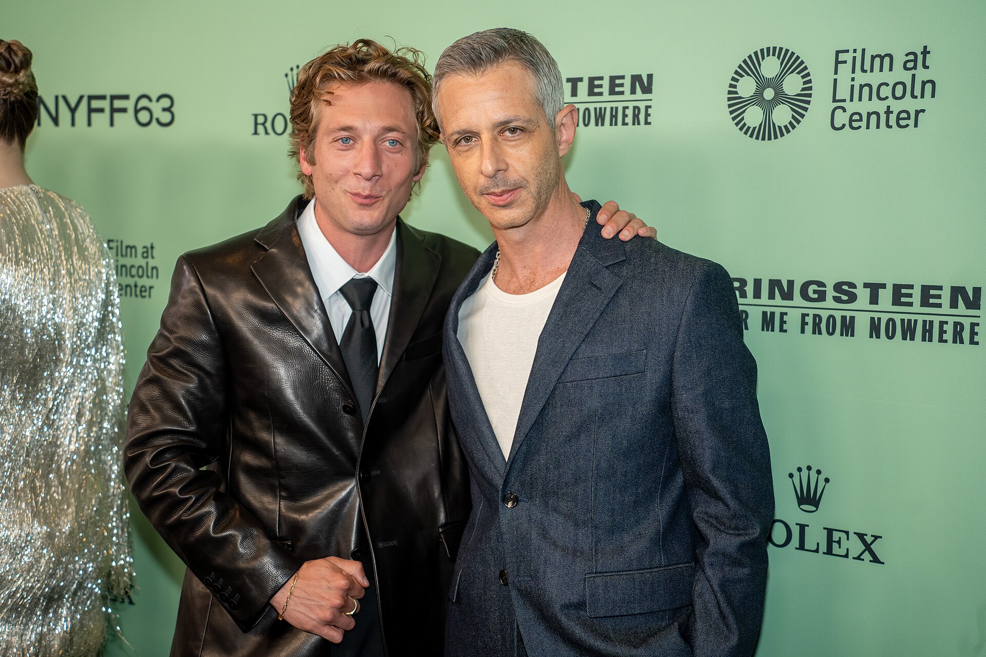 Jeremy Allen White and Jeremy Strong at the 63rd annual New York Film Festival at Lincoln Center in 2025 for the film Springsteen: Deliver Me from Nowhere