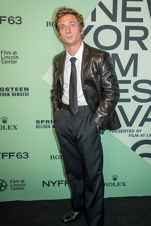Jeremy Allen White, actor, at the 63rd annual New York Film Festival at Lincoln Center in 2025 for the film Springsteen: Deliver Me from Nowhere