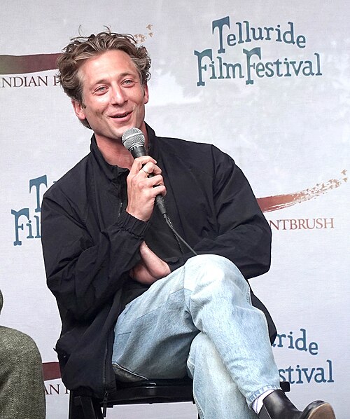 JActors Jeremy Strong and Jeremy Allen White, along with director Scott Cooper speaking on a panel for the movie Springsteen: Deliver Me from Nowhere during the 2025 Telluride Film Festival