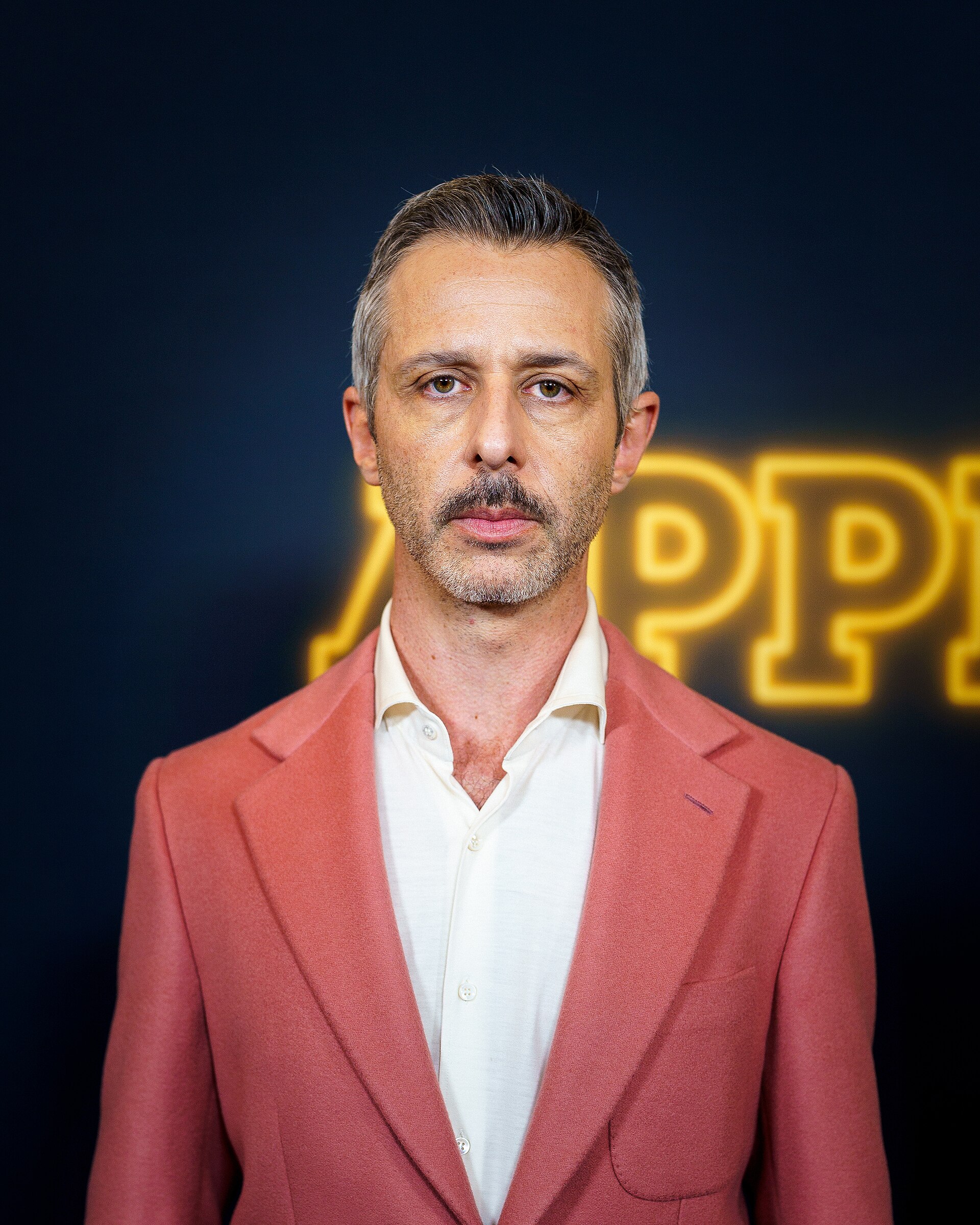 Jeremy Strong in New York City for the movie The Apprentice.