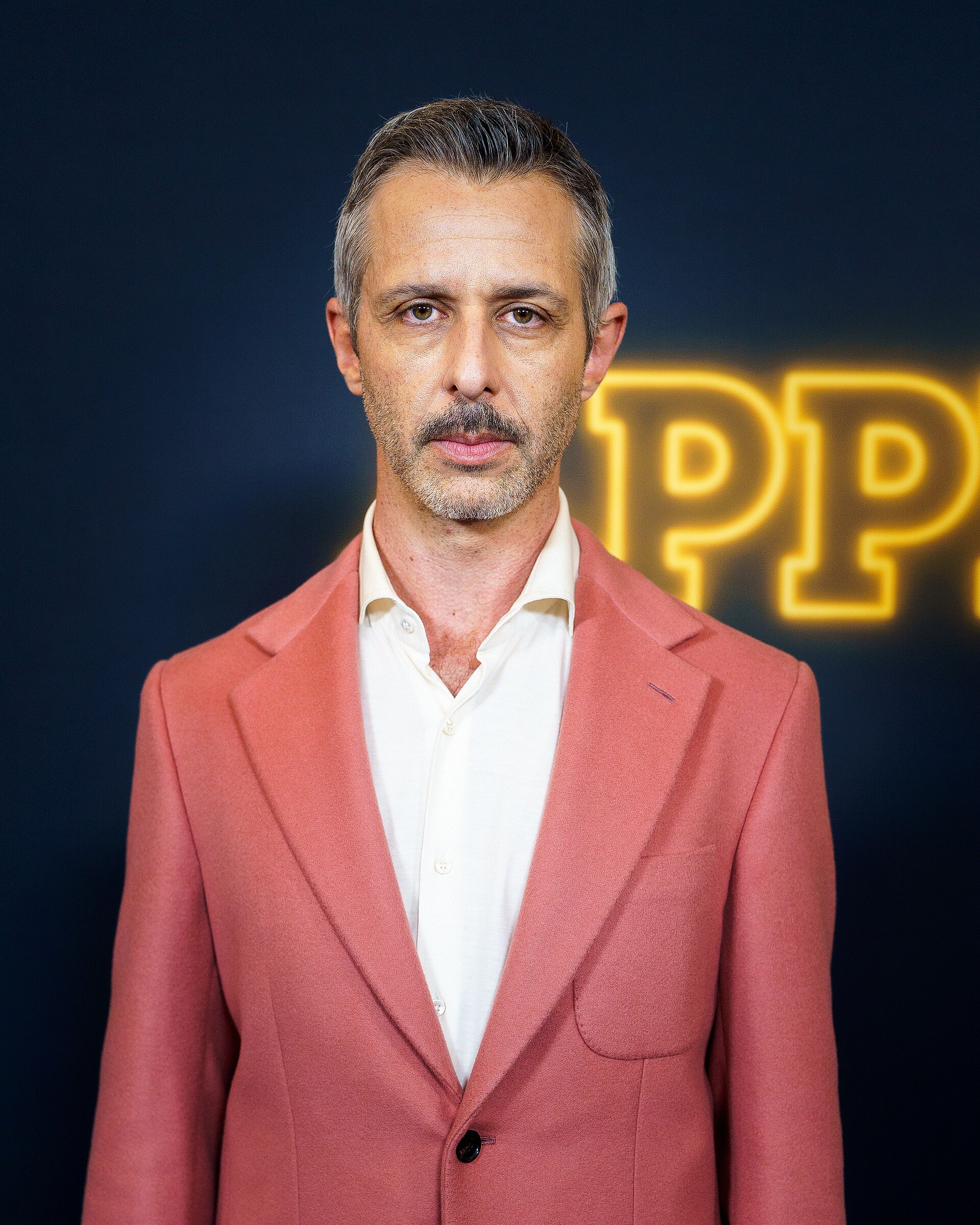 Jeremy Strong in New York City for the movie The Apprentice.