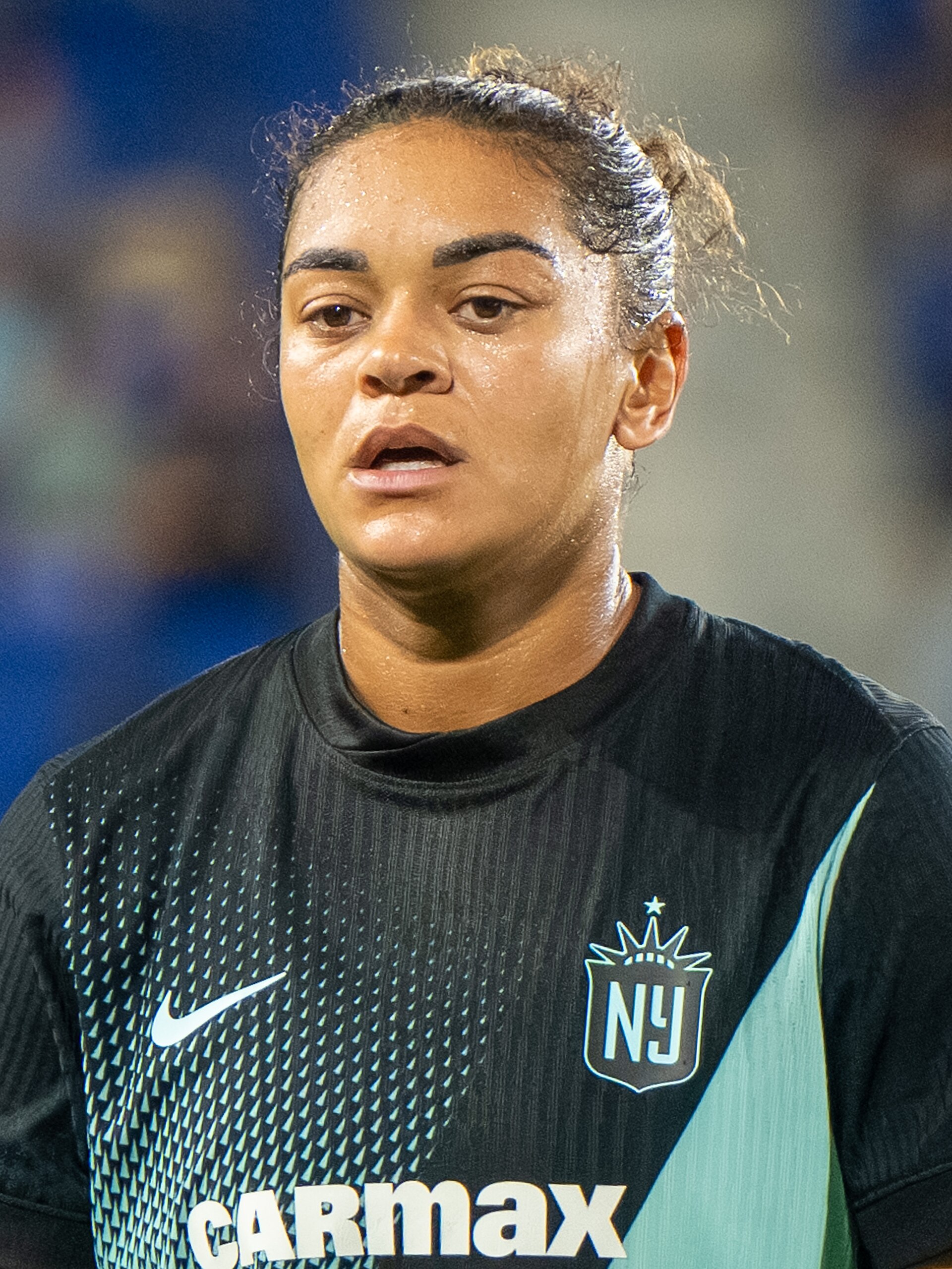 Jess Carter during Gotham FC vs Portland Thorns FC on 26 Sep 2025