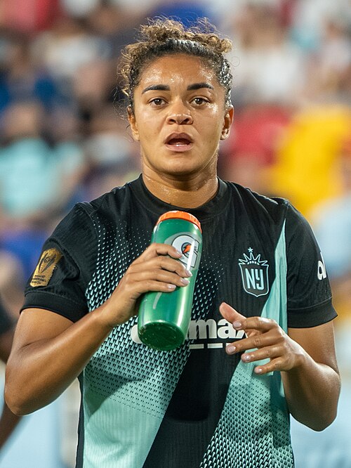 Jess Carter during Gotham FC vs Utah Royals on 23 Aug 2025
