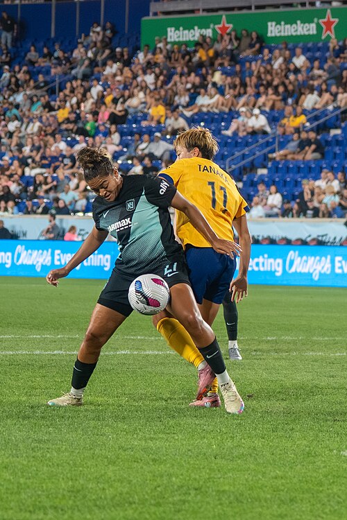 Jess Carter during Gotham FC vs Utah Royals on 23 Aug 2025