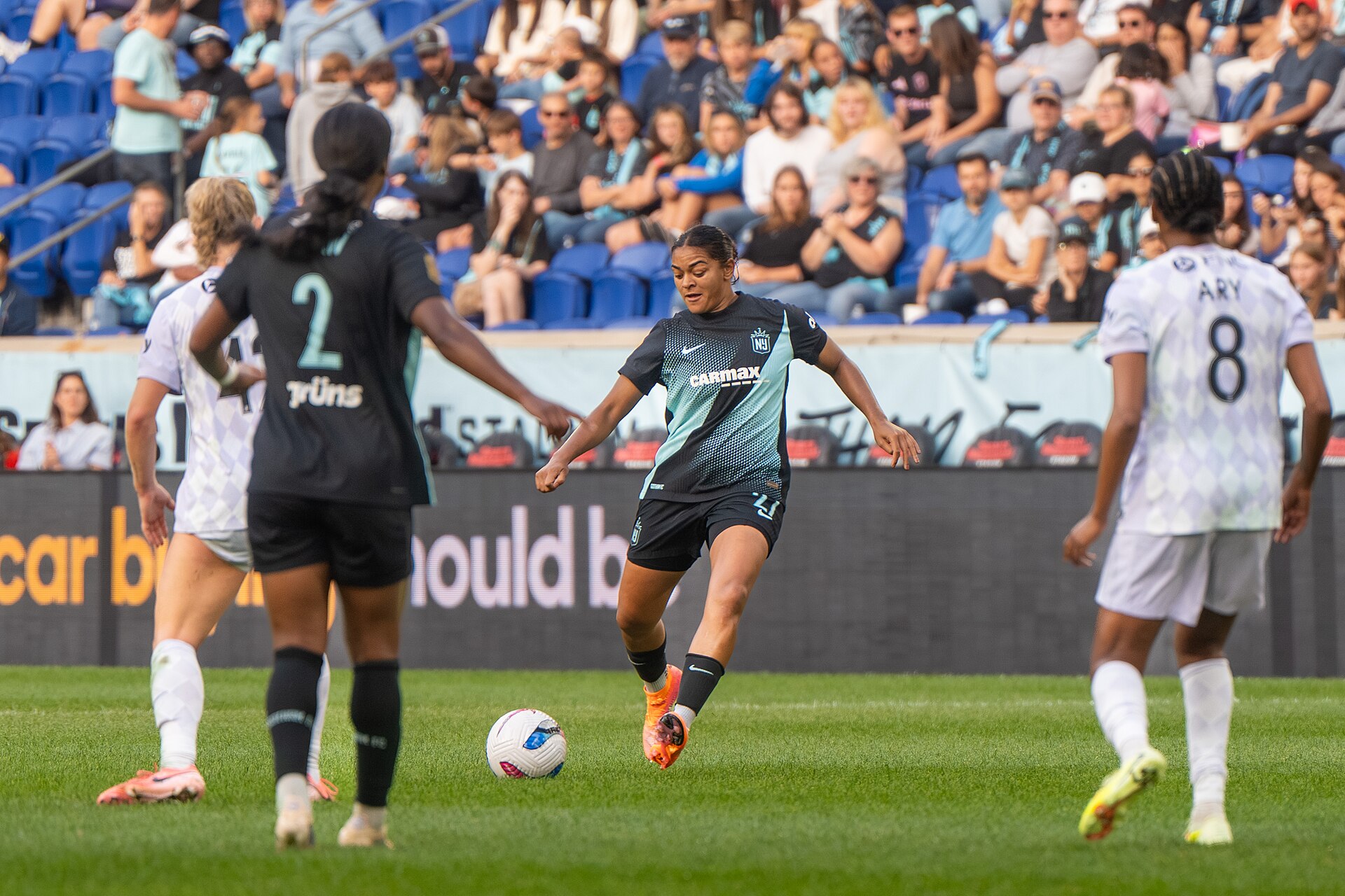 Jess Carter during Gotham FC vs Racing Louisville on Oct 19, 2025