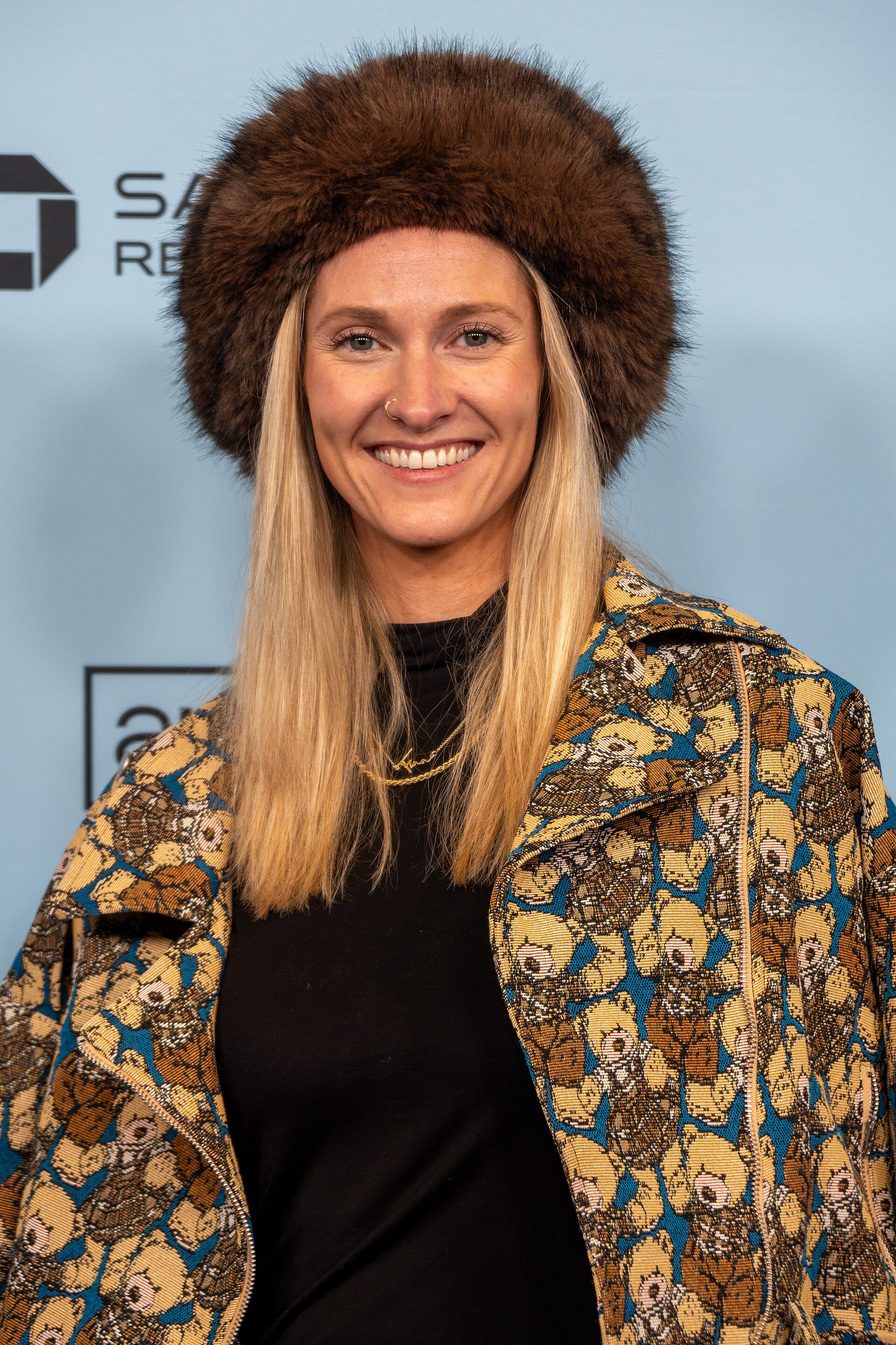 Jess Weber, editor, at the 2025 Sundance Film Festival for Touch Me