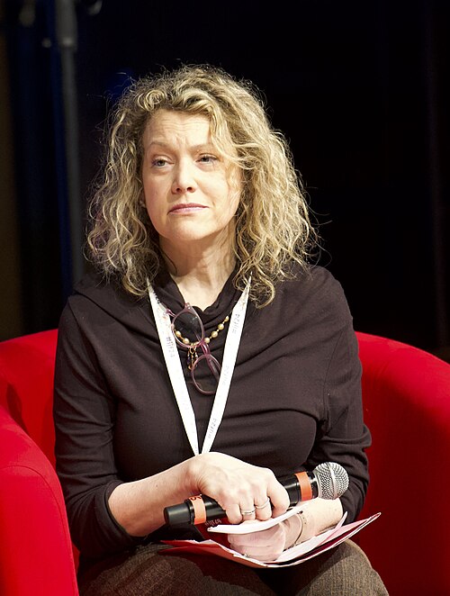 Jesselyn Radack, who heads the Whistleblower and Source Protection Program (WHISPeR) at ExposeFacts,  at the International Journalism Festival 2024 in Perugia, Italy  speaking on a panel called “Impact of leak prosecutions on the free press”