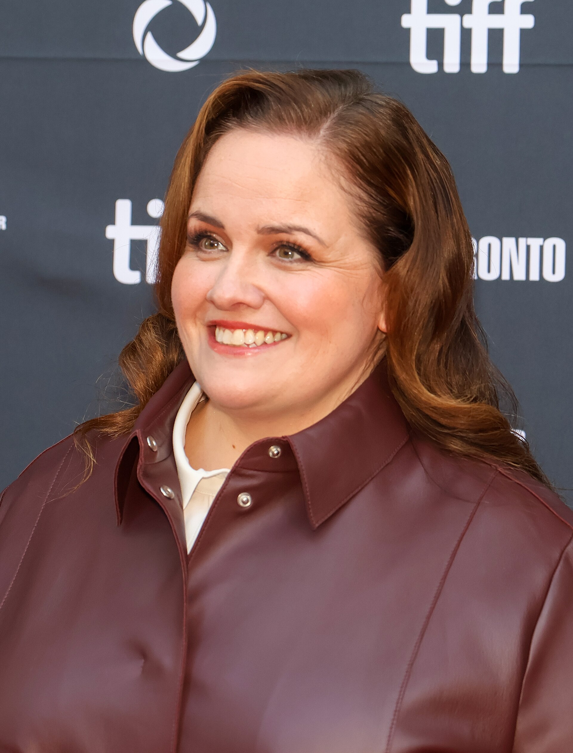Jessica Gunning, actor, at the 2025 Toronto International Film Festival (TIFF) for the movie The Christophers.